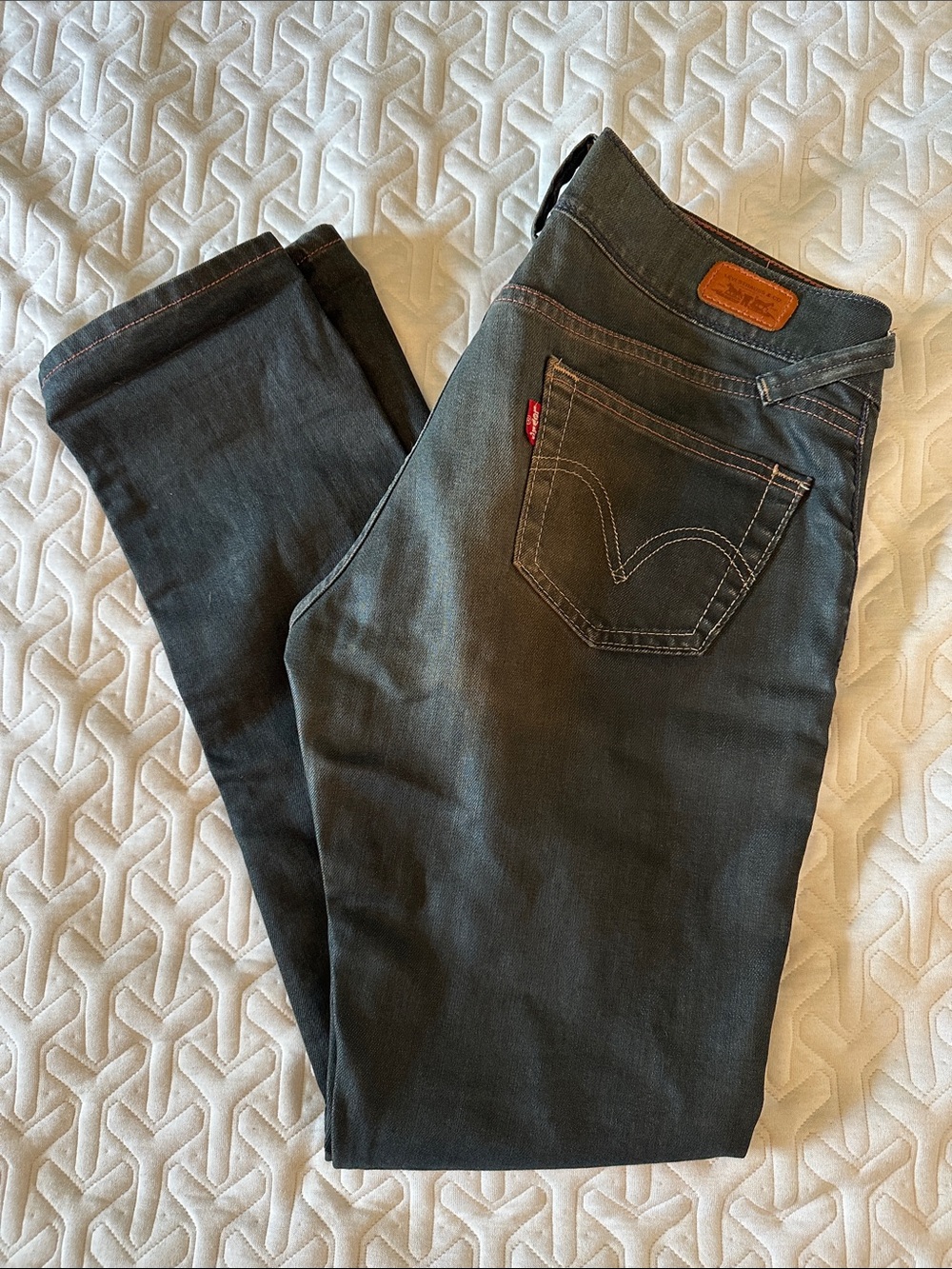 Levi's Women's Coated 504 Slouch Skinny Jeans